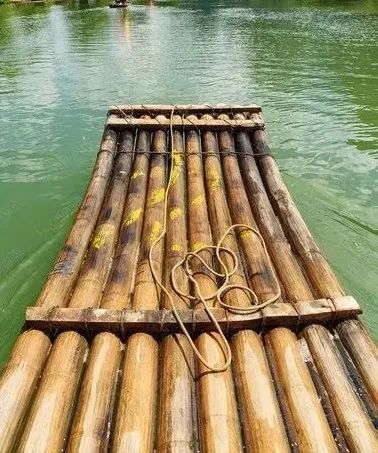 手工竹筏的制作方法图片